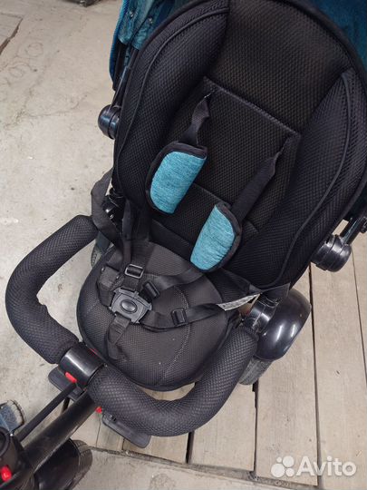 Детский велосипед трехколесный с ручкой