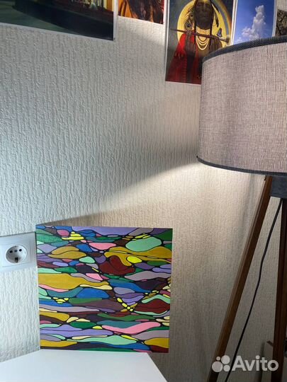 Картина абстракция акрил