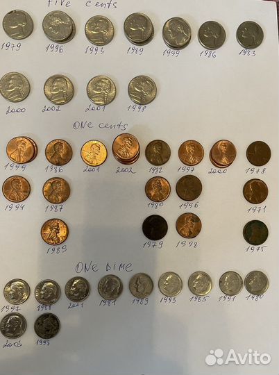 Монеты США liberty quarter dollar