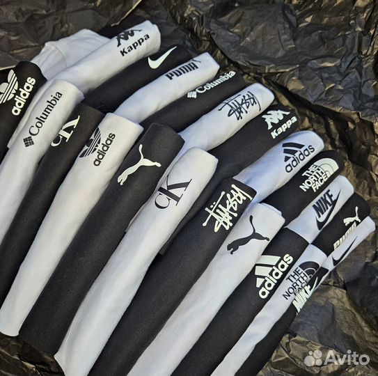 Футболки малый опт CK бел 48