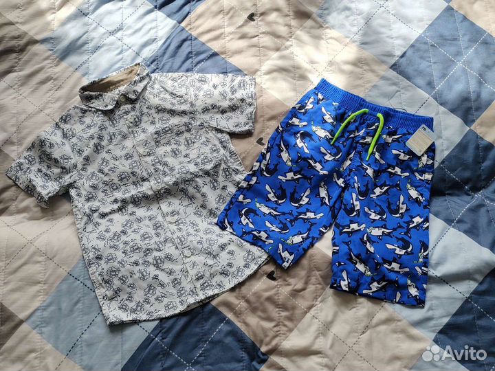 Шорты и рубашка Mothercare рост 128 новое