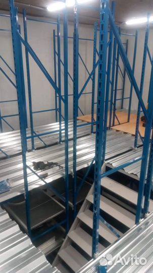 Мезонин двухэтажный склад