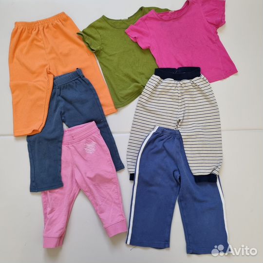 Пакет вещей и обуви на девочку 74 80 86