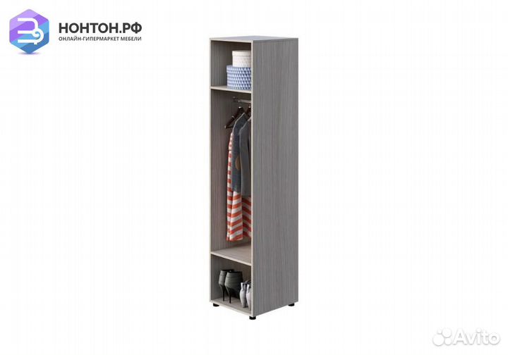 Пенал Мийа-3А ясень шимо светлый / бежевый / фотоп