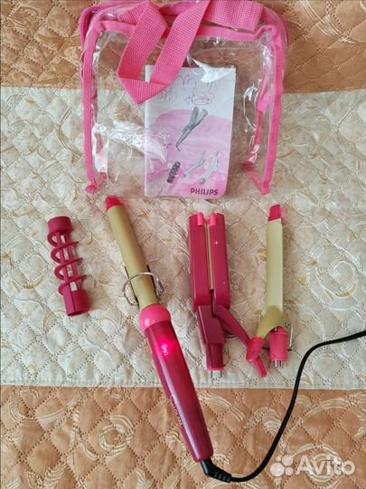 Щипцы для завивки волос philips