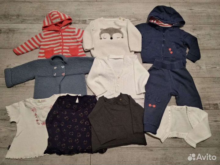 Пакетом на девочку 74-86 см