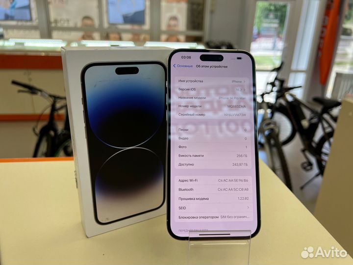 Apple iPhone 14 Pro Max 256 100акб (Ленина 23)