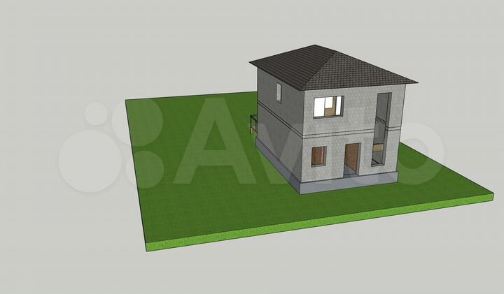 Дом 90 м² на участке 6 сот.