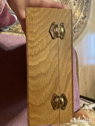 Деревянная коробка от коньяка