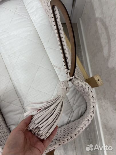 Вязаная люлька колыбель