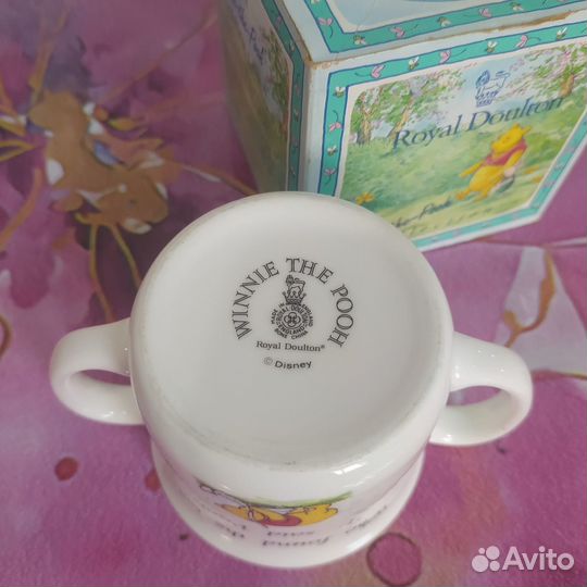 Детская двуручная кружка Royal doulton.Винни-пух