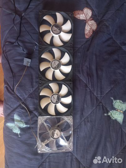 Вентиляторы Zalman 120mm 4шт. комплект от корпуса