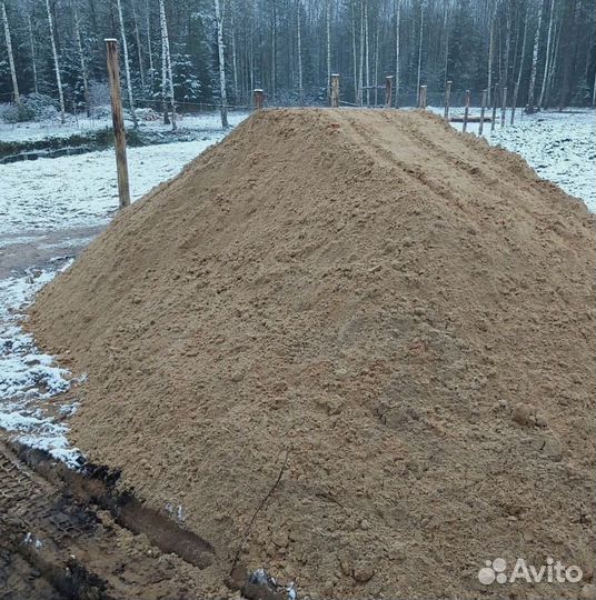 Песок строительный с доставкой