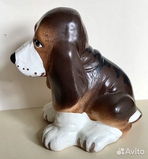 Копилка Бигль 15х15х11см керамика USA винтаж