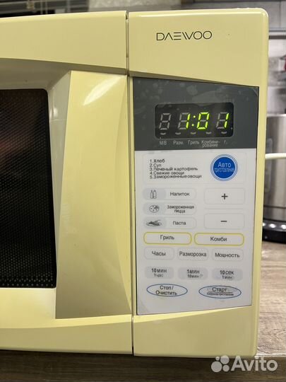Свч микроволновая печь daewoo с грилем