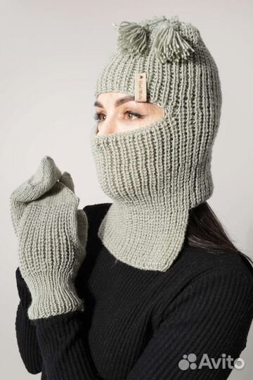 Балаклава вязаная ручная работа