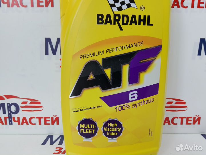 Жидкость трансмиссионная bardahl ATF VI 1л