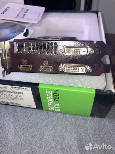 Видеокарта GTX 750ti 2gb
