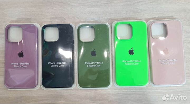Чехол Silicon Case iPhone 14 Pro Max (ассортимент)