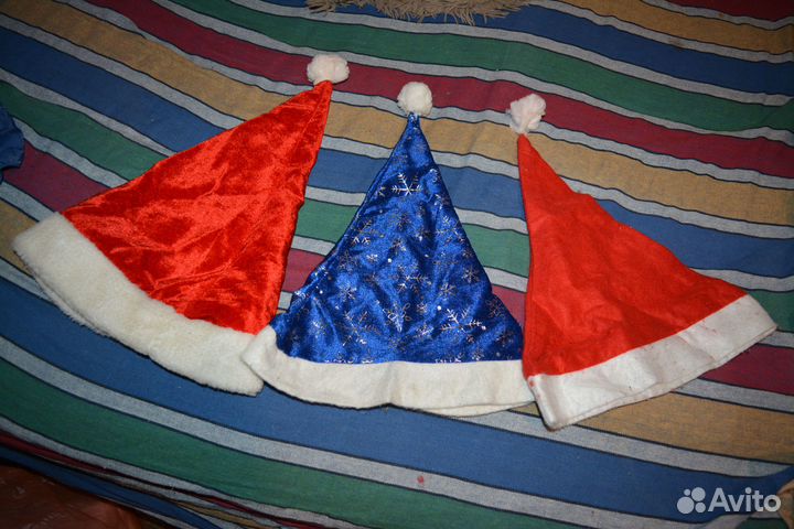 Шапочки Санта Клауса