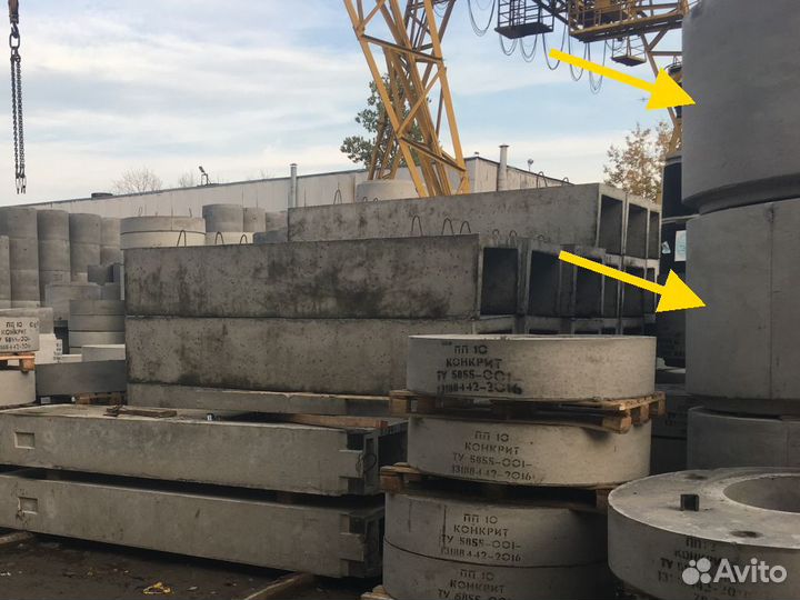 Жб кольцо сквозное кс 20-9 паз/гребень ГОСТ