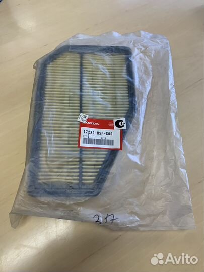 Оригинальный воздушный фильтр Honda Civic Type R