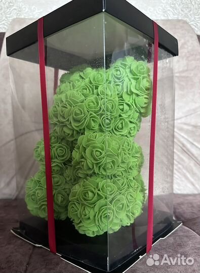 Мишка из роз