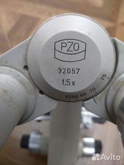 Микроскоп бинокулярный PZO, пр-во Польша