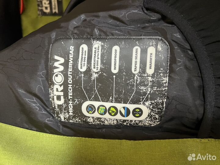 Сноубордический костюм мужской crow и spyder