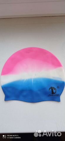 Силиконоаая шапочка для бассейна