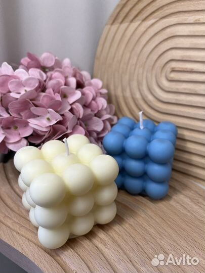 Свечи ручной работы из соевого воска ку
