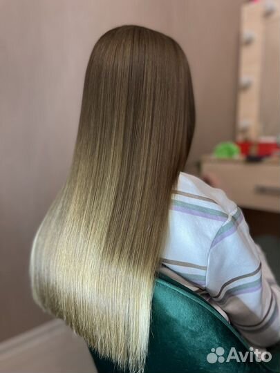 Модель на кератин, ботокс для волос