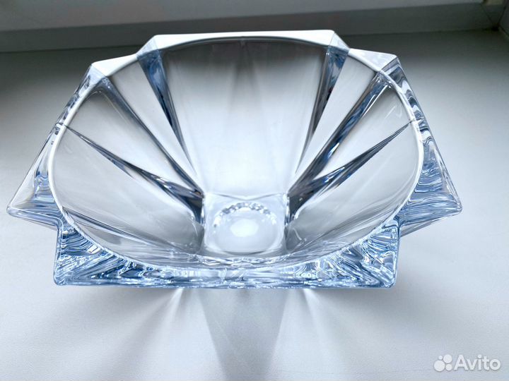 Хрустальная конфетница, икорница, салатник bohemia