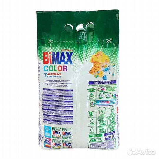 Стиральный порошок BiMax Color, автомат, 6 кг