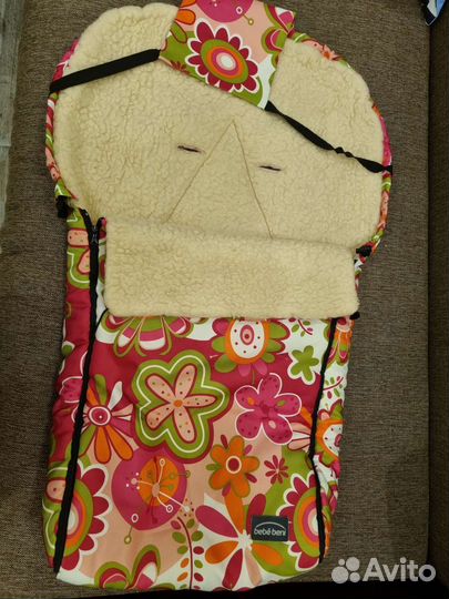 Конверт в коляску Bebe beni овечья шерсть
