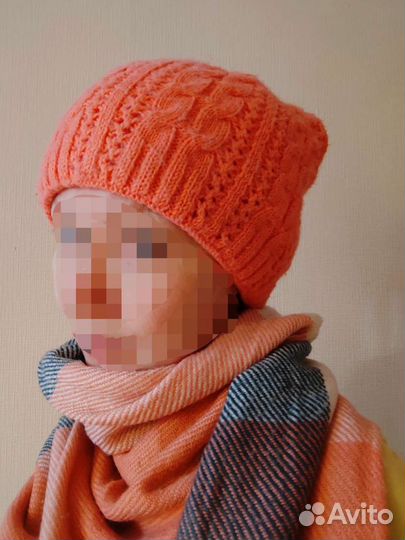 Шапка и шарф для девушки