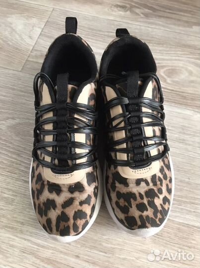 Кроссовки леопардовые h&m