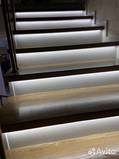 Подсветка лестницы. Умный свет