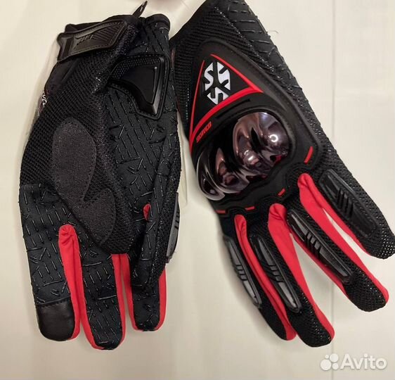 Мотоперчатки Scoyco MC-44 (Красные, размер L)