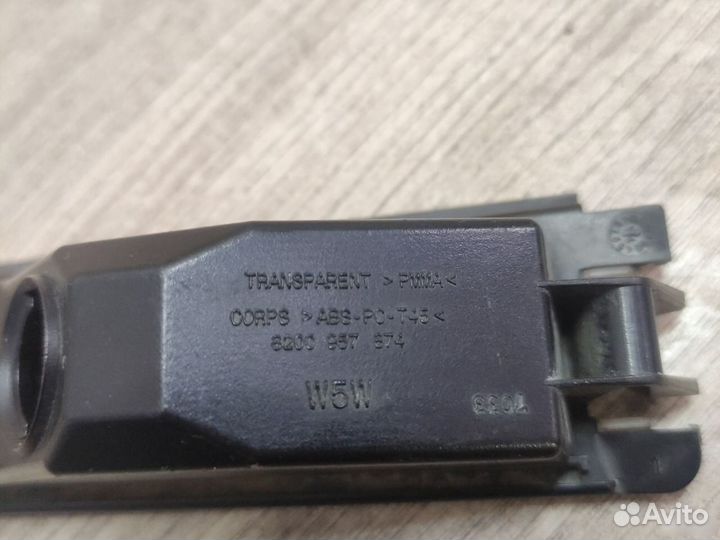 Фонарь подсветки номера Renault Sandero