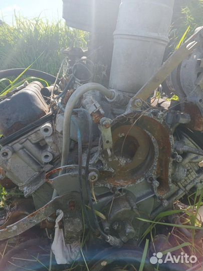 Продам двигатель + кпп от газ 53