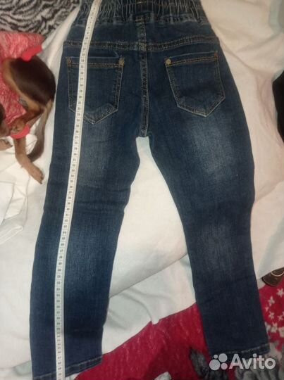 Джинсы для девочки новые