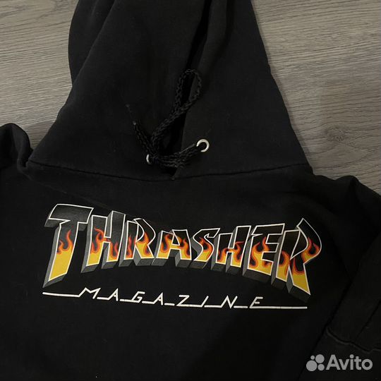 Худи thrasher черное