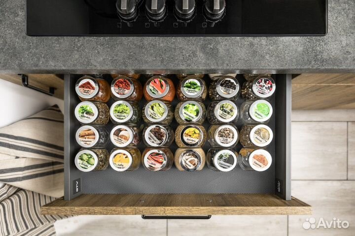 Противоскользящий коврик для ящиков