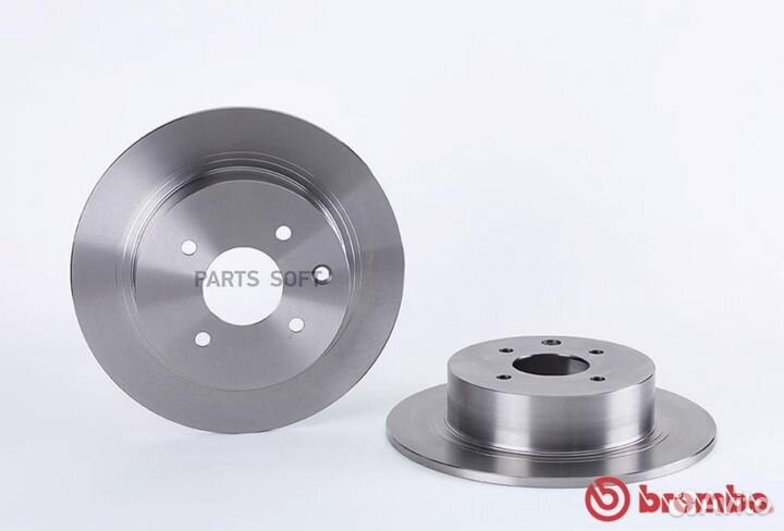 Brembo 08.A715.20 Диск тормозной задн. nissan cube