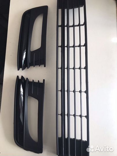 Фольксваген поло седан решетки в бампер