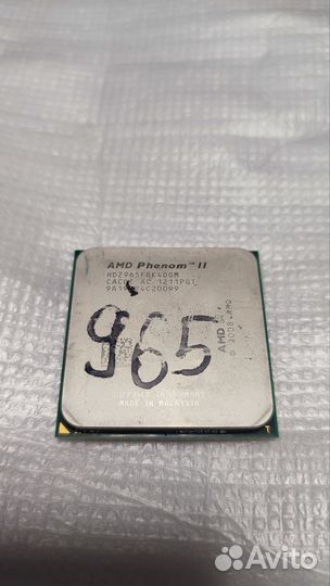 Процессор phenom ii x4 965