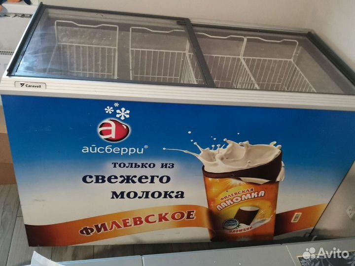 Морозильный ларь со стеклом