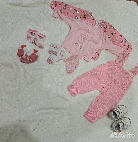 Вещи на девочку 62-68 пакетом