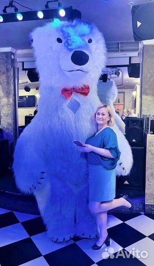 Белый Мишка Аренда Белого Медведя,костюм на прокат